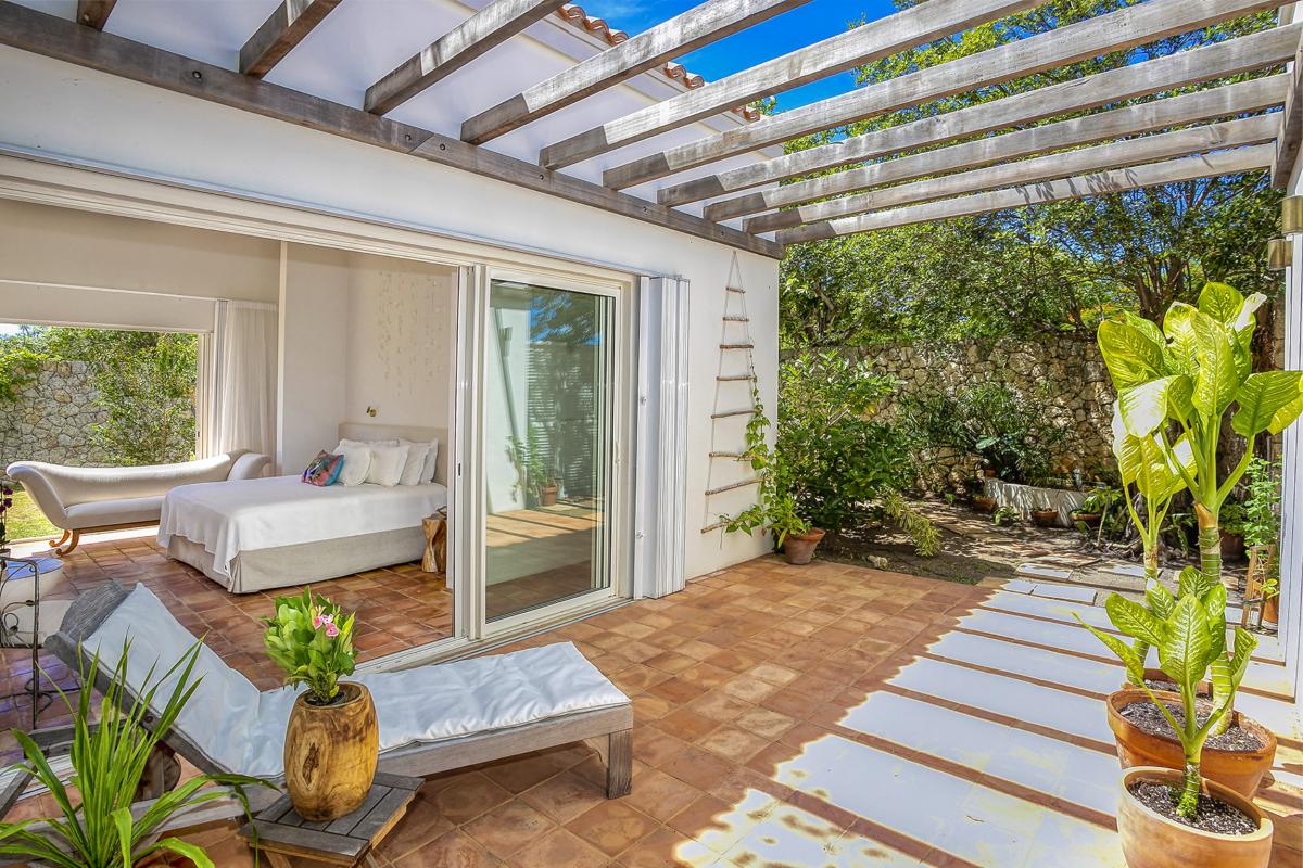 A louer villa 3 chambres Terres Basses Saint Martin_ Terrasse Chambre - 35